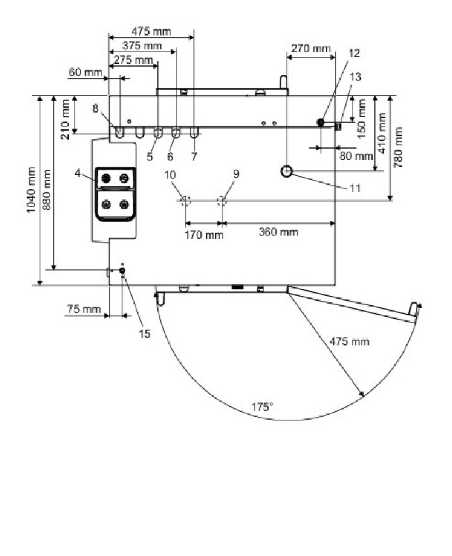Electrolux WB6-20 бар’єрна прохідна пральна машина на 20 кг для лікарні, медзакладів та підприємств