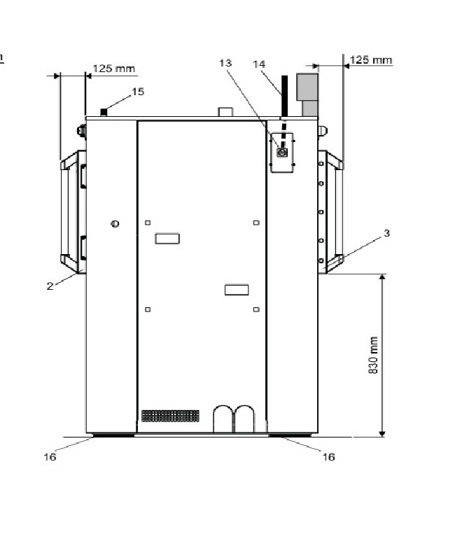 Electrolux Professional WB6-20 — бар’єрна прально-віджимна машина 20 кг (350G) - Зображення 6